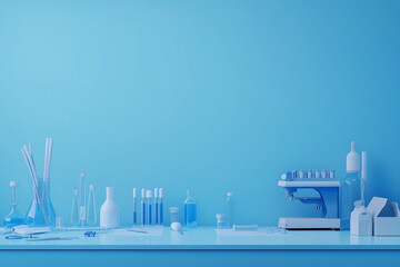 Obraz premium Laboratory Medical Concept Background