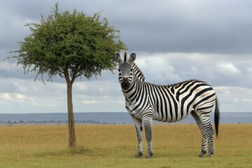 Close-up of a camel in the desert with a golden sunset.. Beautiful simple AI generated image