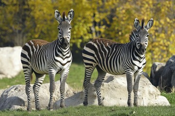 Naklejka premium Portrait of Bactrian camel in a zoo. Hairy brown funny camel with open mouth outdoor close-up. Beautiful simple AI generated image