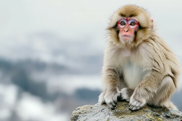 Close-up of a camel in the desert with a golden sunset.. Beautiful simple AI generated image
