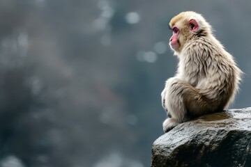 Fototapeta premium Close-up of a camel in the desert with a golden sunset.. Beautiful simple AI generated image