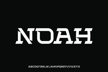 Display alphabet font vector design suitable for headline, poster, logo, magazine and many more