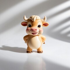 Fototapeta premium 3d cartoon bull 