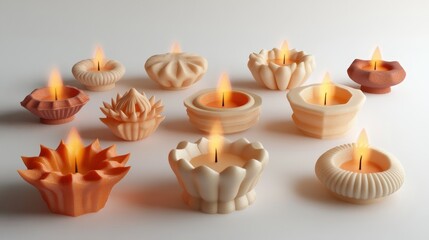 Banner design for diwali festival and podium,Diwali light decoration candle with fireworks,Stage,Product display Showcase design sparkle background,Deepavali,Dipavali,3D podium illustration.