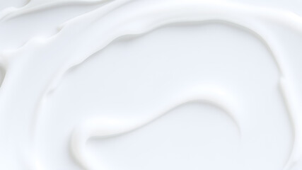 White lotion beauty skincare cream texture cosmetic product background. Generative AI