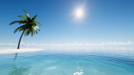 Obraz premium Secluded Tropical Island Paradise