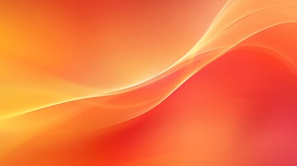 Abstract Orange and Yellow Swirls Background Texture