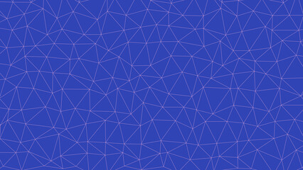 Triangular Tech Background - Blue