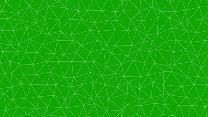 Triangular Tech Background - Green