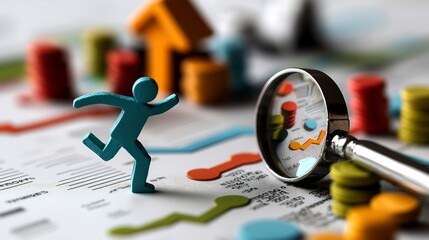 Financial Growth and Analysis: A Visual Representation of Investment Success