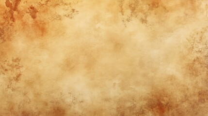 Obraz premium Warm golden texture subtly patterned aged paper background. AI Generated