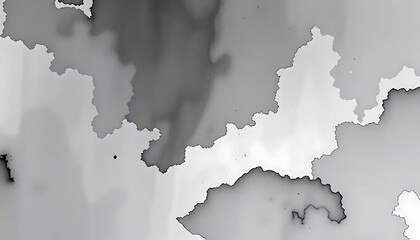 Abstract grayscale cloudscape artistic rendering