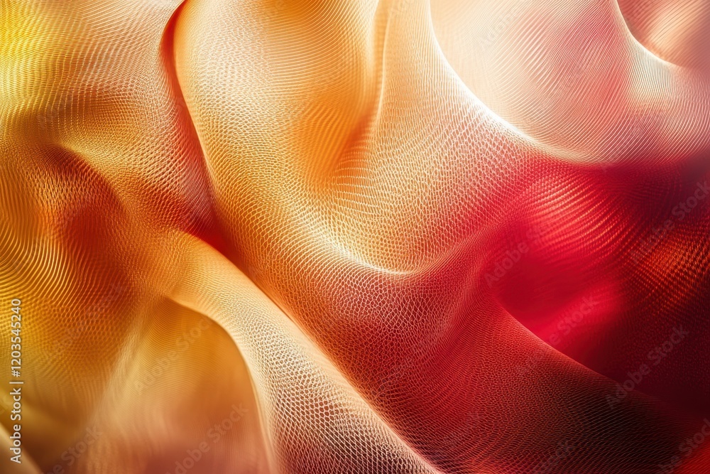 Poster vibrant flowing patterns create a mesmerizing dance of colors in a warm and inviting abstract compos