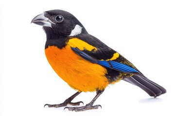 Vibrant Tropical Bird in Studio