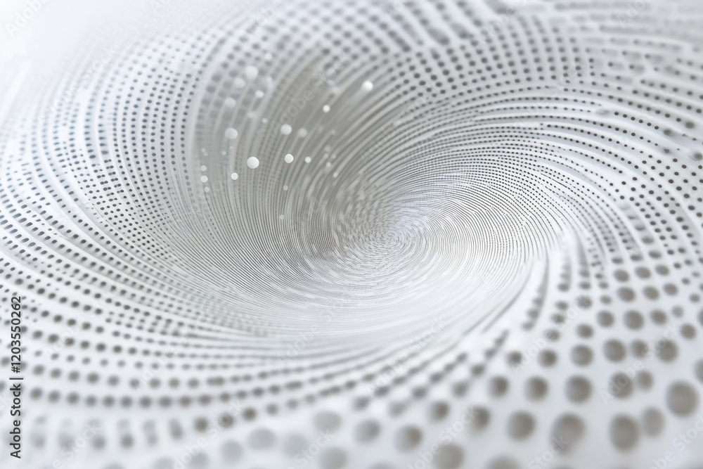 Poster intricate swirl pattern captivates the eye with mesmerizing details and fluid lines in a monochromat