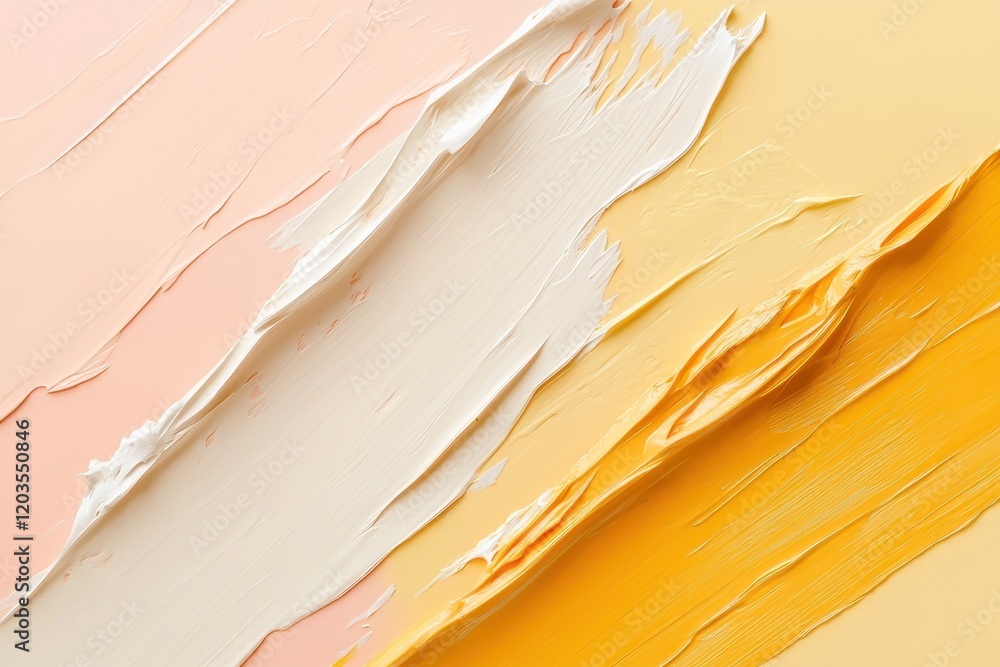 Poster vibrant layers of pastel colors create an inviting canvas of texture and warmth in a contemporary ar