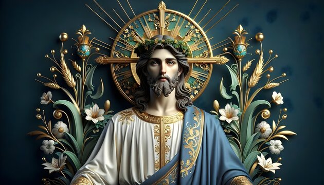 "Divinidad y Belleza Celestial"