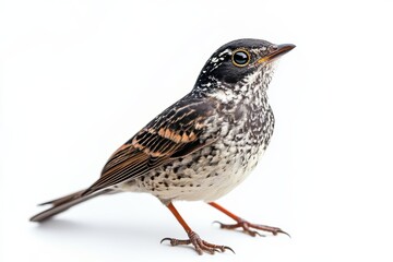 Fototapeta premium Small bird with speckled feathers