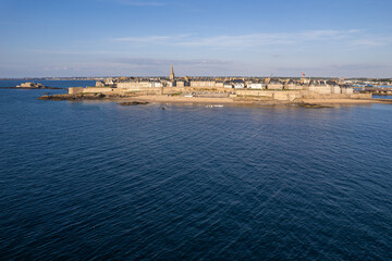 Die Stadt Saint-Malo in der Bretagne, Frankreich