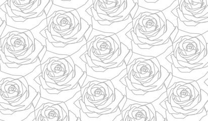 Luxury golden rose flower line art background vector. Natural botanical elegant flower with line art. Design illustration for decoration, wall decor, wallpaper, cover, banner, poster, card.