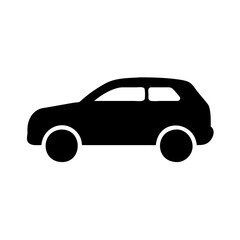 Obraz premium Silhouette of a Car Vector Illustration
