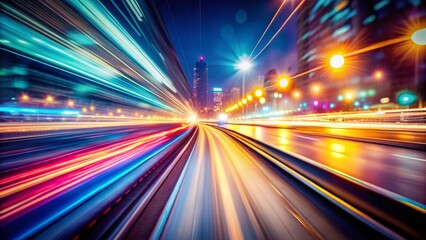 Obraz premium Blurred Motion Speed, Fast Movement, Dynamic Energy, High-Speed Photography, Action Shot