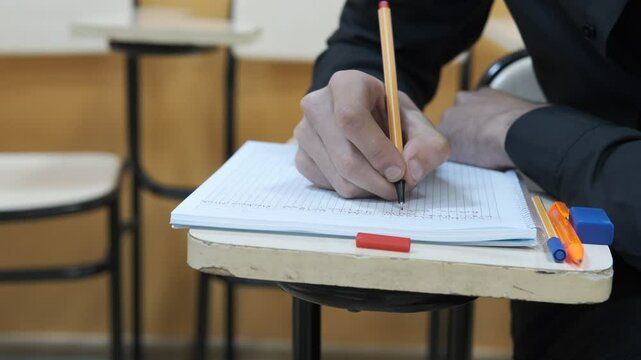 Write Paper Close-up