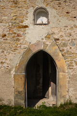 Fototapeta premium Ruin of monastery in Trebarov, Czech republic