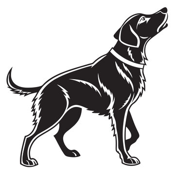 recommend clip art: Silhouetted German Shepherd Dog