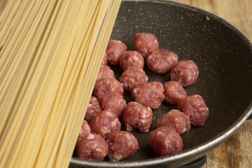 spaghetti and meatballs