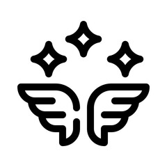 wing line icon