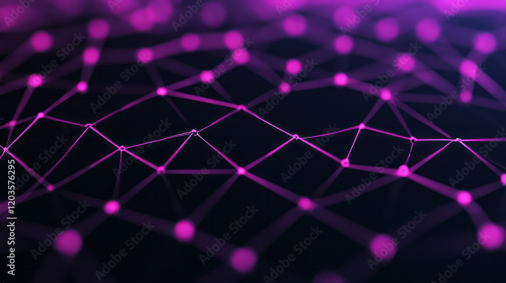 Aufkleber a modern digital art piece showing the intersection of geometry and technology, with wireframe shape