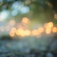 Abstract blurred nature bokeh background.