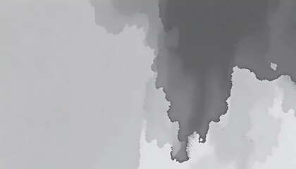 Obraz premium Abstract grayscale painting with flowing ink forms