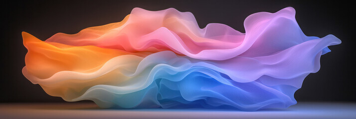 Obraz premium An abstract depiction of thermodynamics, using flowing colors and dynamic shapes to represent heat transfer and energy flow,