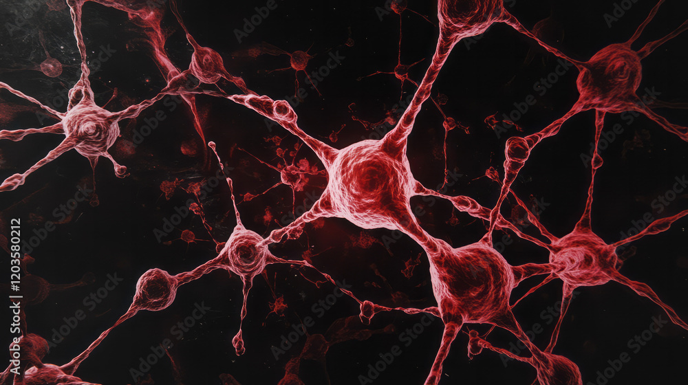 Poster an artistic close-up of molecular structures depicted with glowing atoms and interconnected bonds ag