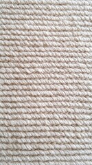Close up of white yarn skein displaying texture and detail for crafting and textile projects