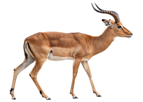 Impala isolated on transparent background