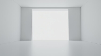 futuristic white architectural structure background