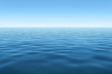 Obraz premium Serene Ocean Horizon View
