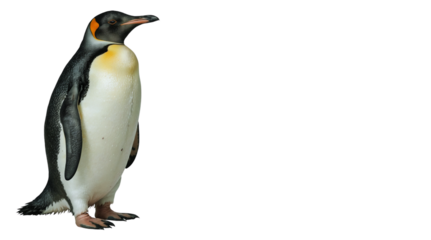 Penguin isolated on transparent background

