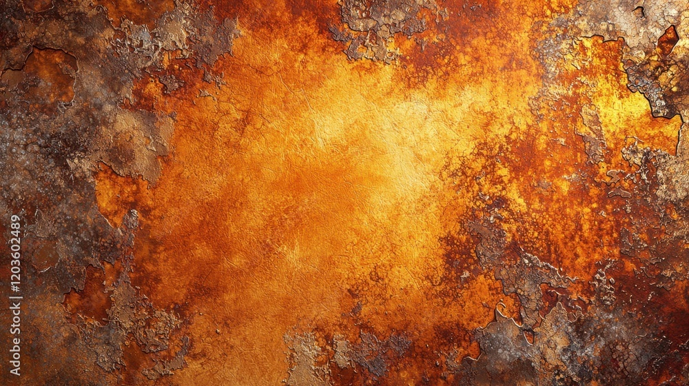 Poster the image is a close up of a rusty surface with a lot of texture