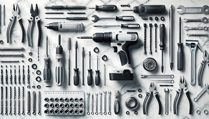 メカニック・工具・エンジニア・背景