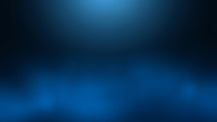 Obraz premium Intense deep blue gradient background with a subtle glow, perfect for sophisticated digital art, elegant designs, and professional web projects.