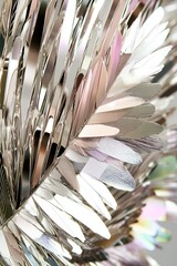 Colorful abstract feathers embodying elegance and movement in a captivating display. Generative AI