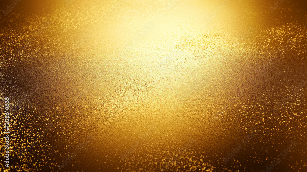 Poster Luxurious gold background with soft gradient lighting, showcasing intricate golden textures and subtle shadow details in a hyper-realistic and ultra-detailed style. Perfect for premium design, elegant