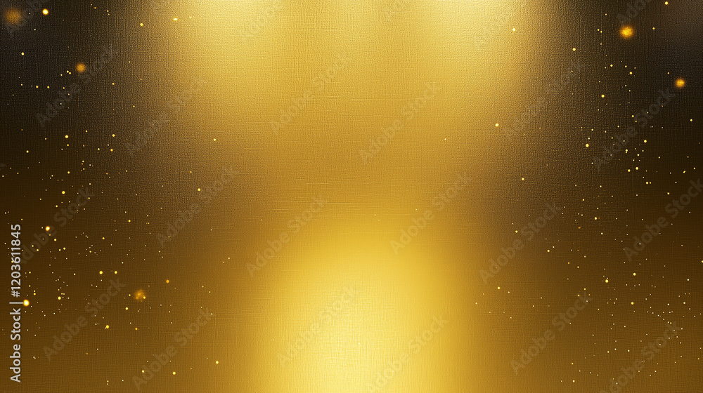 Poster luxurious gold background with soft gradient lighting, showcasing intricate golden textures and subt