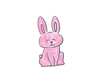Fototapeta premium シンプルなうさぎ