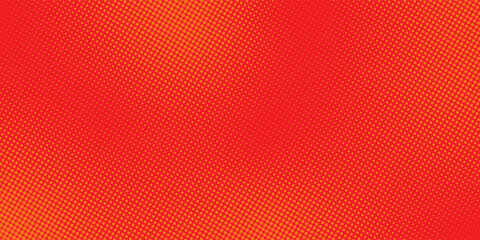 Dots halftone orange color pattern gradient texture with technology digital background. Dots pop art comics. eps 10