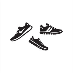 sport shoes vector illustration